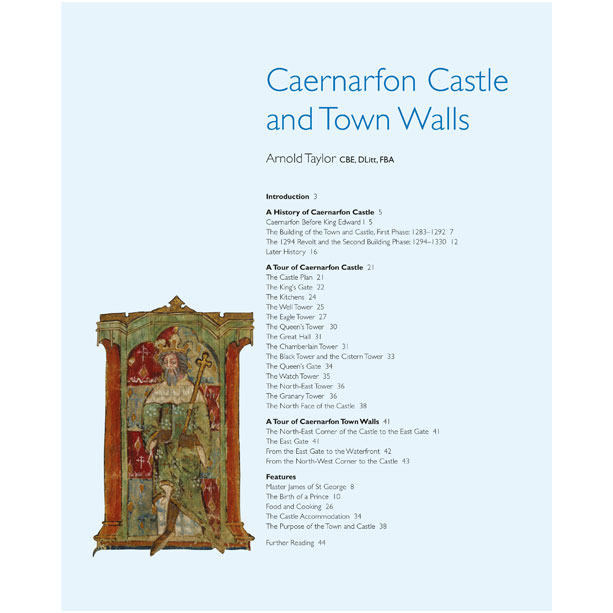 Llawlyfr Castell Caernarfon  Safle Treftadaeth y Byd (Saesneg)