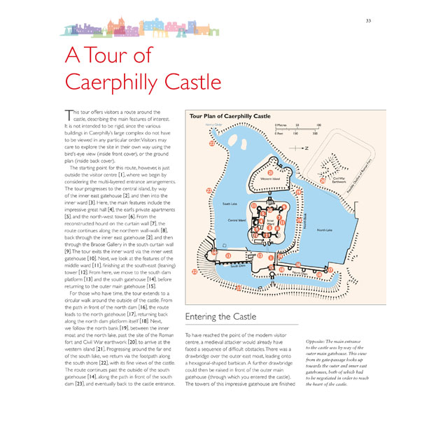 Llawlyfr Castell Caerffili (Saesneg)