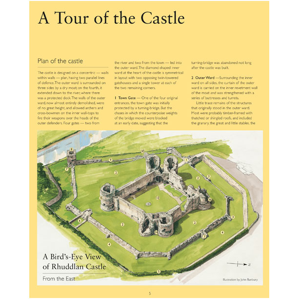 Llawlyfr Castell Rhuddlan (Saesneg)