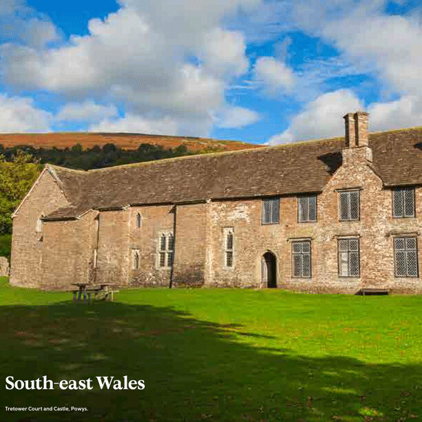 Llawlyfr Cadw — Canllaw i fwy na 100 o leoedd hanesyddol yng Nghymru
